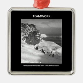 私が言ったはずの～だ離れった メタルオーナメント