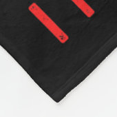 私が言ったように見え始めそうトランプX フリースブランケット (角)