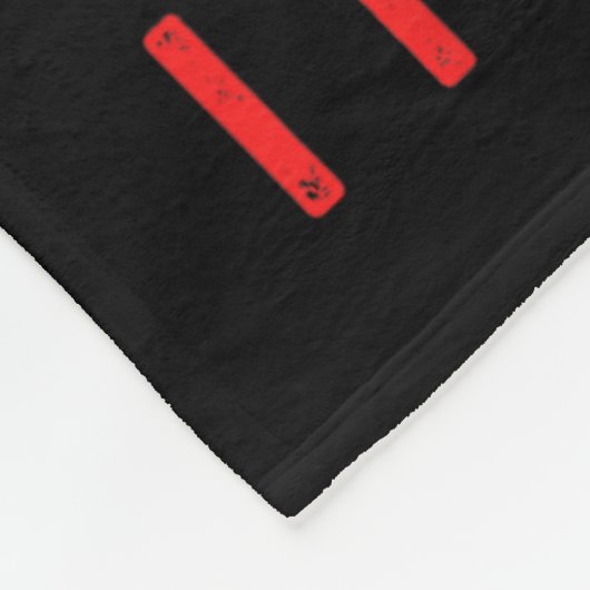 私が言ったように見え始めそうトランプX フリースブランケット (角)