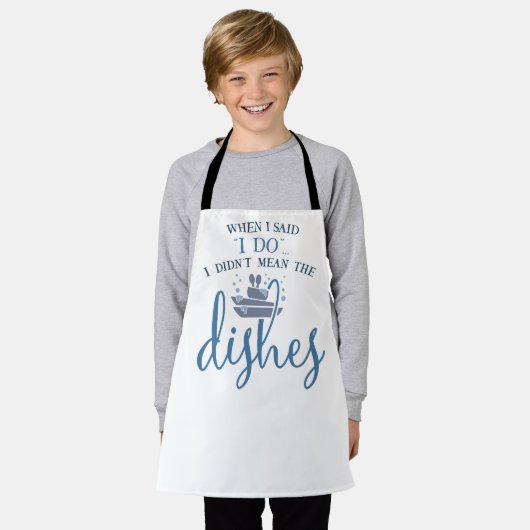 私が言った時 エプロン (着用した状態)