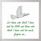 私が言った考え人は少し聞かせなさい – フォルギ ポスター (正面)