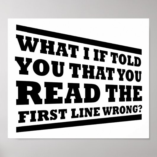 私が言っもしたポスターおもしろい ポスター (正面)