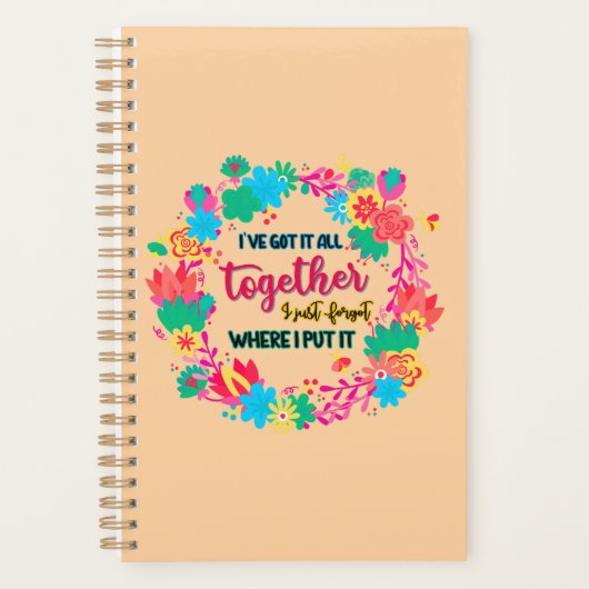 私が言得った所に全て忘れまとめた プランナー手帳 (正面)