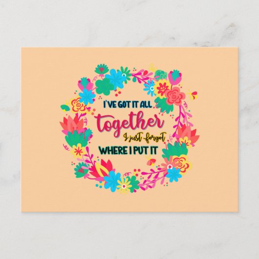 私が言得った所に全て忘れまとめた ポストカード (正面)