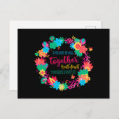 私が言得った所に全て忘れまとめた ポストカード (正面/裏面)