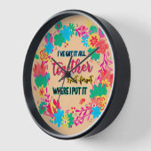 私が言得った所に全て忘れまとめた 壁時計 (傾斜)