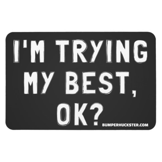 私が試し最高のていい？ マグネット (横)