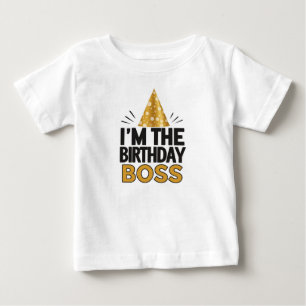 「私が誕生日ボス」 -ベビーTシャツ ベビーTシャツ