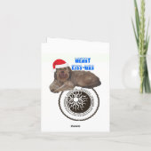 私が説明してもいい親愛なサンタ シーズンカード (裏面)