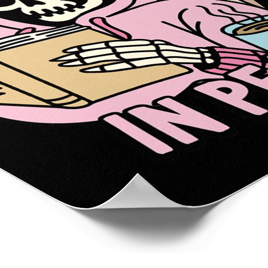 私が読平和におもしろい幽霊読の本ハローウィー ポスター (角)