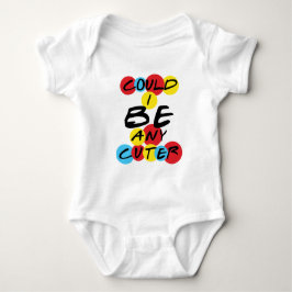 私が誰か可愛いかしら ベビーボディスーツ