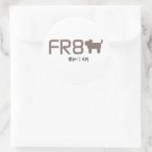 私が誰であるか貨物の犬 ラウンドシール (バッグ)