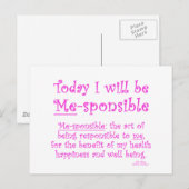 私が負担する ポストカード (正面/裏面)