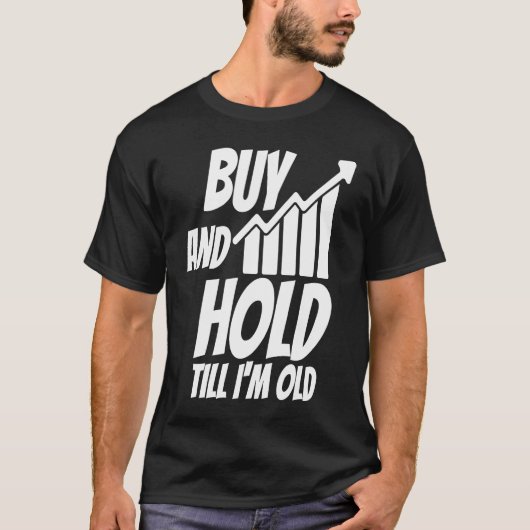 私が買古い投資家共有株Mになるまで持つ Tシャツ (正面)