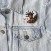 私が買死ぬことを防ぐ自由の絆 缶バッジ (インサイチュ)