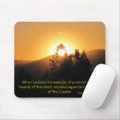 私が賞賛する疑問に思と...Gahndi マウスパッド (マウス)