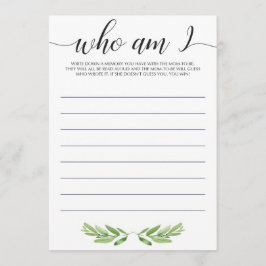 私が赤ちゃんシャワーのゲームは男女兼用誰か