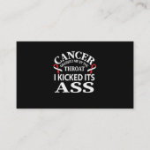 私が蹴った喉にがんが絡まった 名刺 (正面)