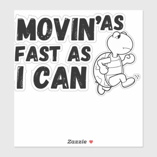 私が車で行けるほど速く動おもしろいく シール (シート)