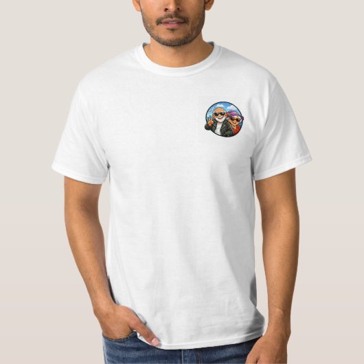 私が転がっているのを見ている Tシャツ (正面)