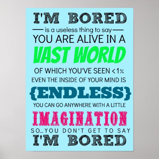 私が退屈だなんて言い切れない ポスター (正面)