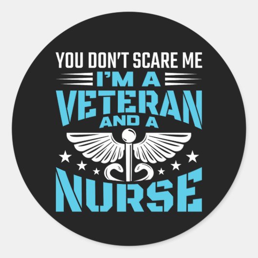 私が退役軍人でナース ラウンドシール (正面)