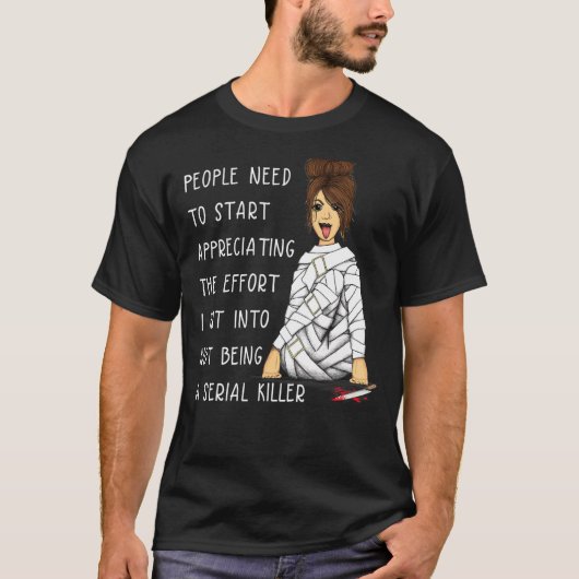 私が連載にならずに注いだ努力は厄介だ Tシャツ (正面)