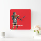 私が遅いAnyways~の柱時計であるものは何でも、~Girl! スクエア壁時計 (ホーム)