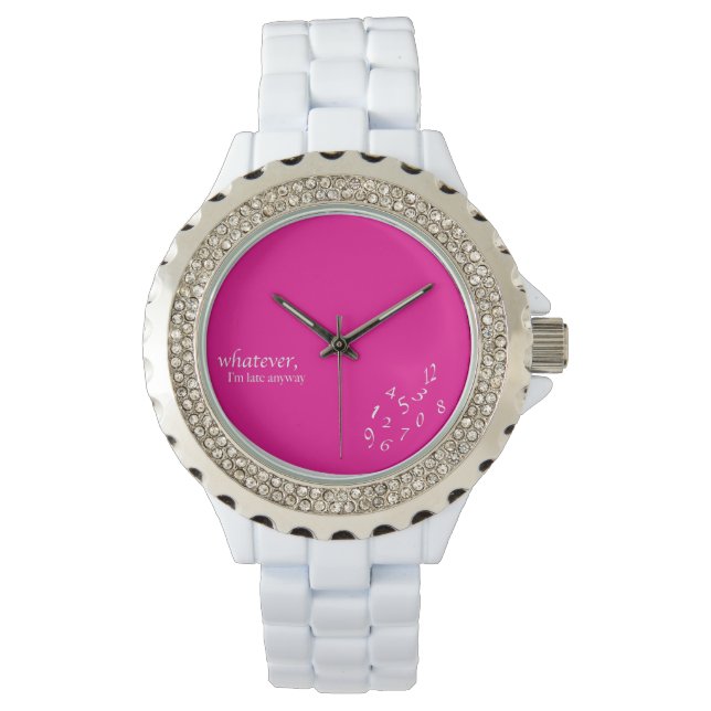 私が遅れていると何でも 腕時計 (正面)