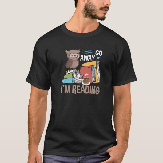私が遠くに行く本読 Tシャツ (正面)