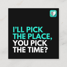 私が選ぶの？ スクエア名刺