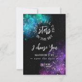 私が選択したすべての星のうち日付を保存 (正面)