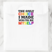 私が選択したのは自分だけだった ラウンドシール (バッグ)