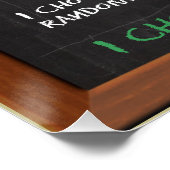 私が選択やる気を起こさせる ポスター (コーナー)