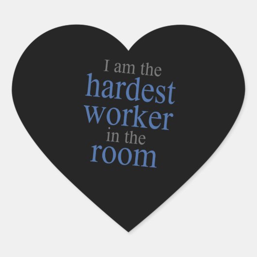 私が部屋の中で最も大変な労働者だ ハートシール (正面)