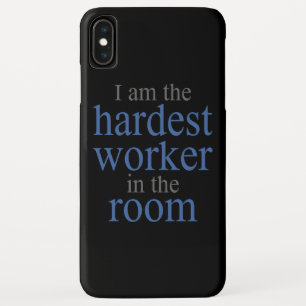 私が部屋の中で最も大変な労働者だ iPhone XS MAXケース