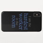 私が部屋の中で最も大変な労働者だ Case-Mate iPhoneケース (裏面(横))