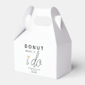 私が金心結婚式を行う場合は心にドーナツ フェイバーボックス (裏面サイド)