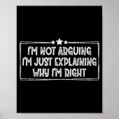 私が間違ってなんかいない、私はただ私が正しい理由を説明してるだけなんだ ポスター (正面)
