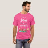 私が降伏したイエス様に対して –  Tシャツ (正面フル)