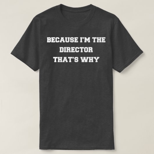 私が院長だから Tシャツ (デザイン正面)