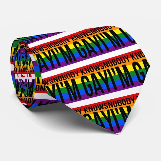 私が陽気であることをだれも知りません ネクタイ (ロール)