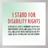 私が障害権を主張する ポスター (正面)
