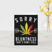 私が雑草を取り除いた事を露骨に思転がいおもしろいたい カード (黄色い花)