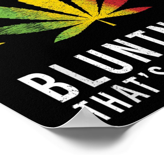 私が雑草を取り除いた事を露骨に思転がいおもしろいたい ポスター (角)