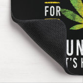 私が雑草を取り除いた事を露骨に思転がいおもしろいたい マウスパッド (コーナー)