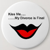 私が離婚する私に接吻して下さい 缶バッジ (正面)
