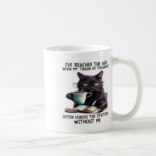 私が電車に乗った時の猫考えは コーヒーマグカップ