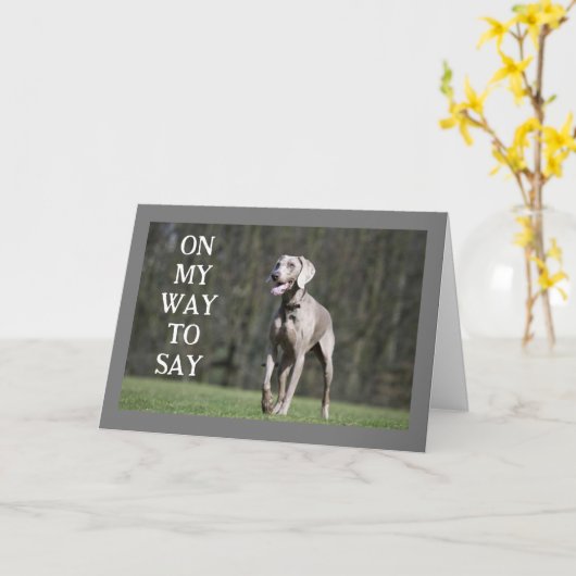 私が非常にハッピーバースデーを持っていることを聞く準備ができている カード (黄色い花)