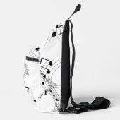 私が音符を歌う理由はイエスだ スリングバッグ (右)